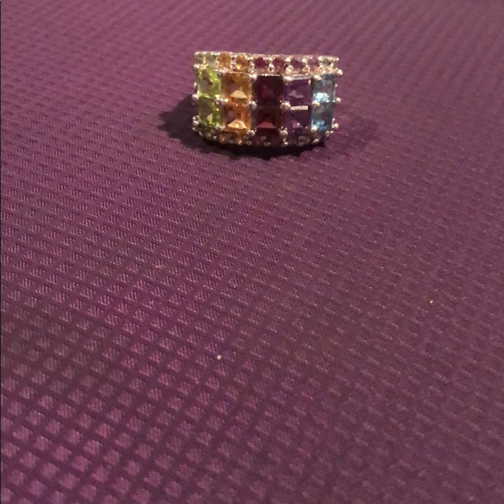 Multi Gemstone Ring - image 4